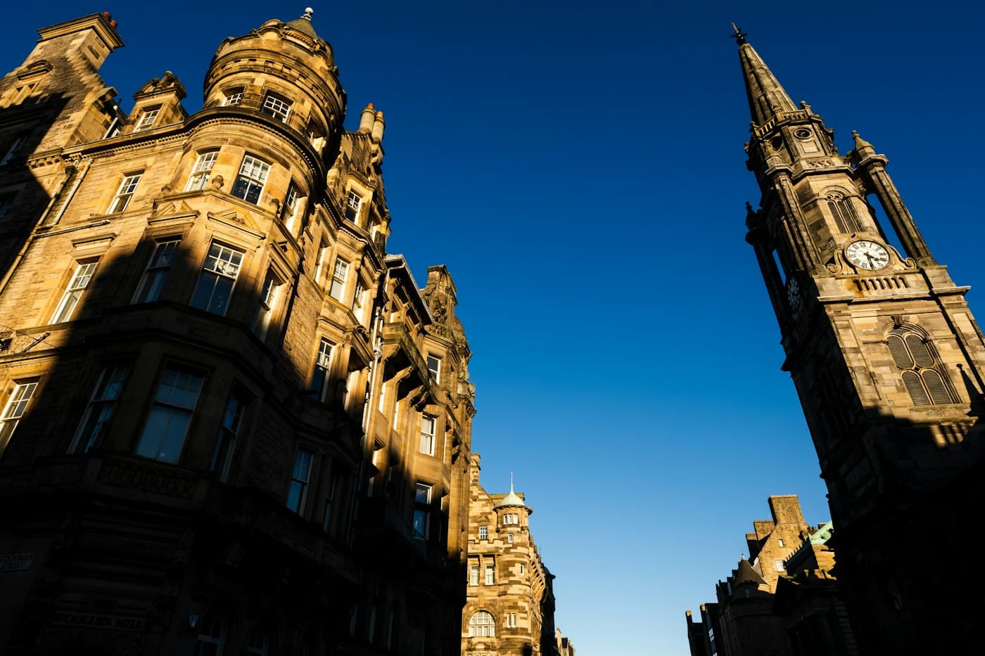 North Bridge and the Balmoral clock tower